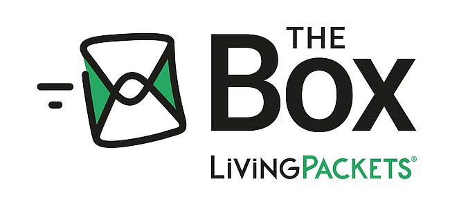 Logotipo de THE BOX LivingPackets