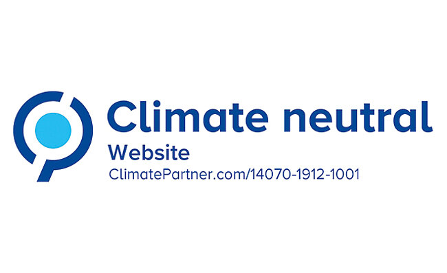 Logotipo del sitio web de neutralidad climática