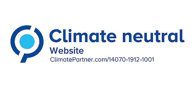 Logotipo del sitio web de neutralidad climática